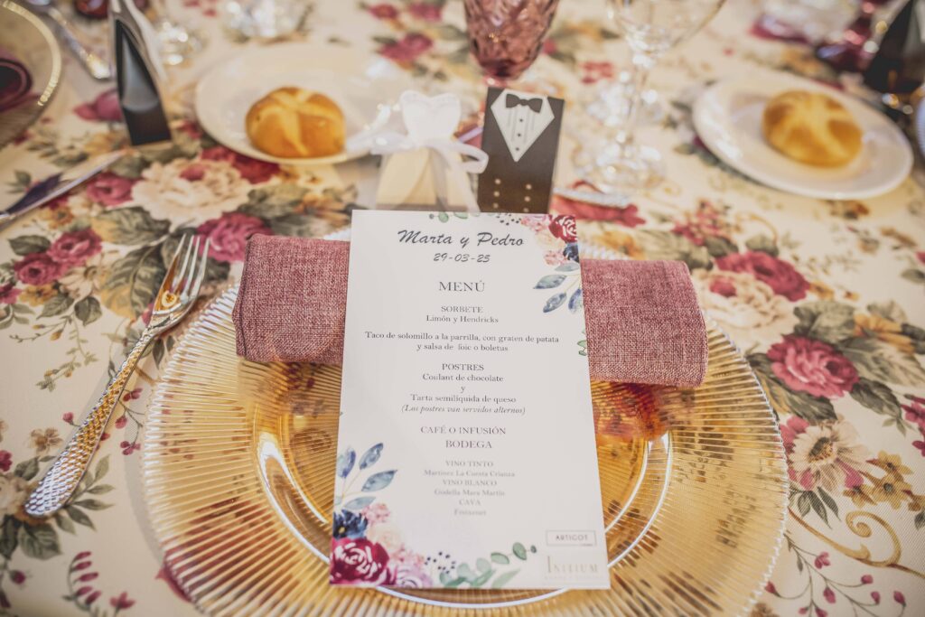 Consejos para elegir el menú de tu boda